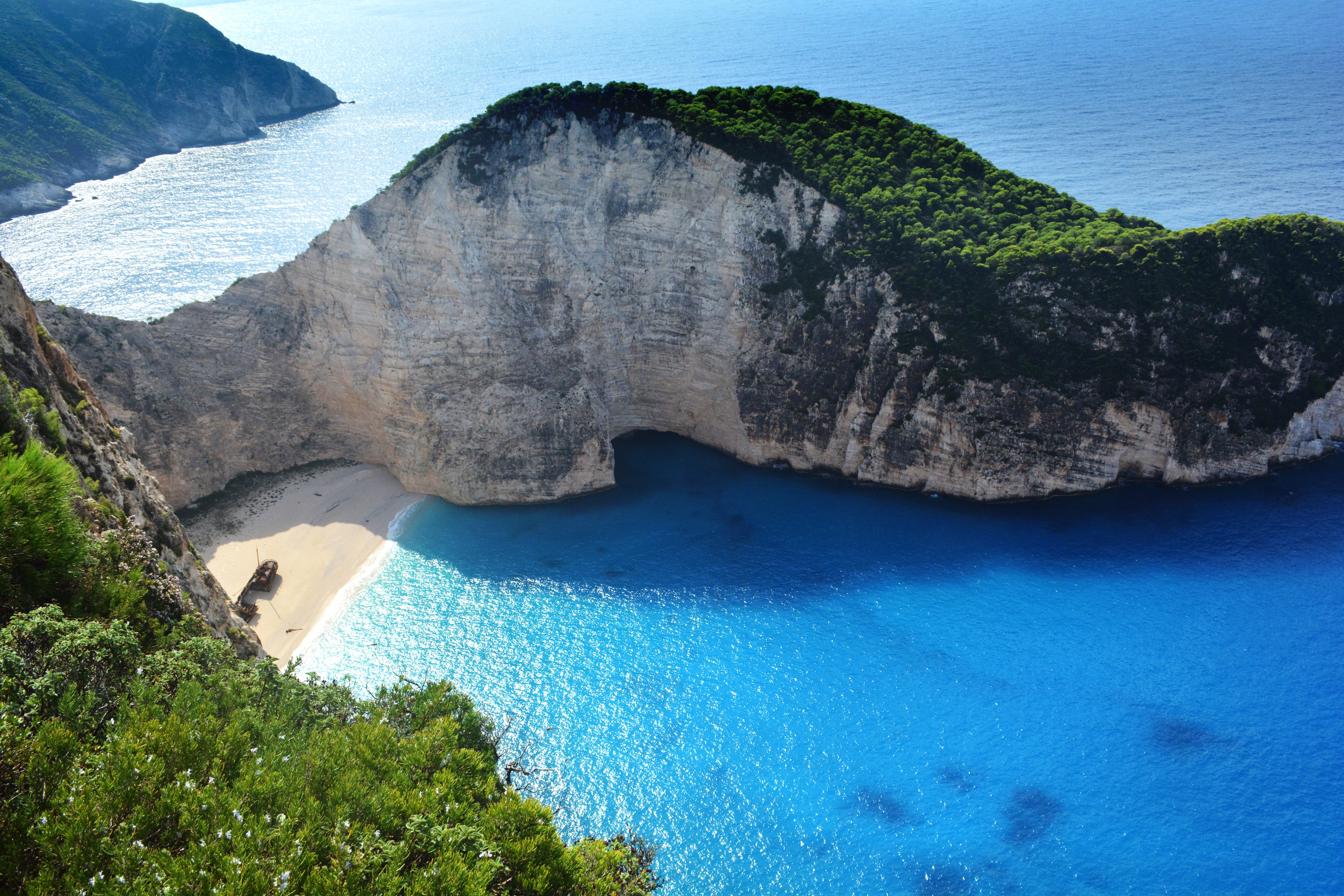 Zante - Beautiful island known for its crystal-clear waters, sea turtle nesting beaches, and vibrant nightlife. Perfect for nature lovers and beach enthusiasts. - Greek island yacht charter destination with Aegean Gateaways